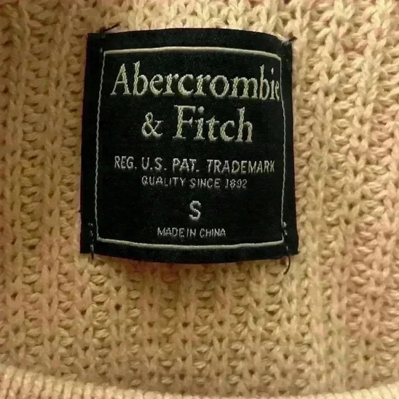 Abercrombie and fitch Y2K coquette dainty fall pullover sweater sz SM classic - Picture 3 of 7